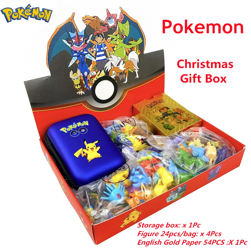 Экшн-фигурка покемона 24-114 шт./компл. Рождественская коробка игрушка фигурки