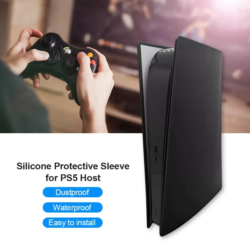 

Silicone Dustproof Protective Housing Cover for PS5 Optical Drive/Digital