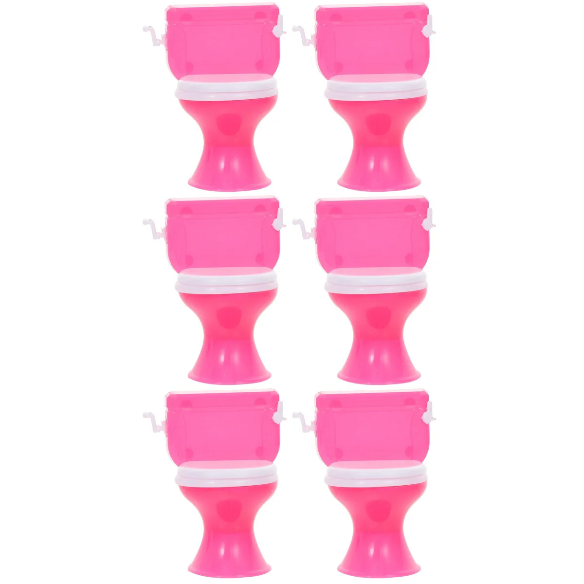 

6 Miniature Toilet Mini Toilet Cupcake Toppers Funny Toilet Gifts Accessories