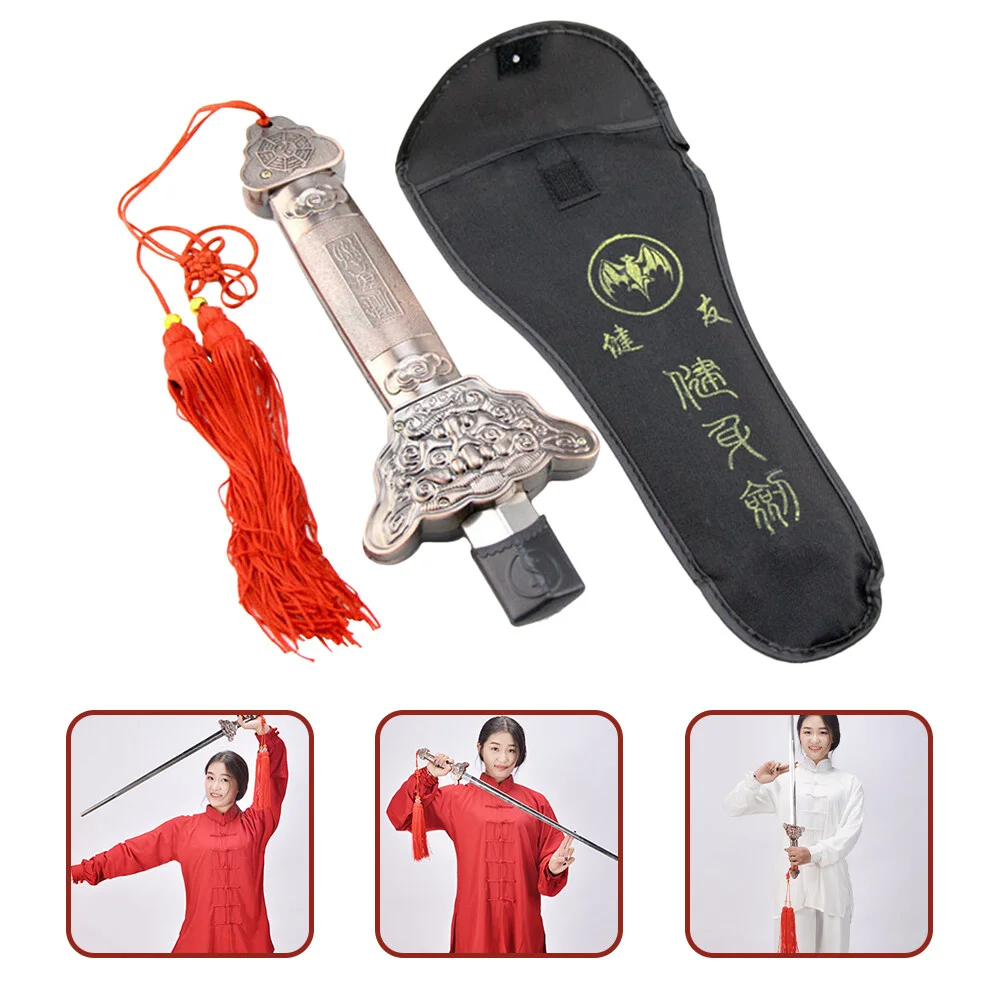 

Performance Props Chinese Tai Sword Toys For Kids Classic Tassel Traditional Portable
