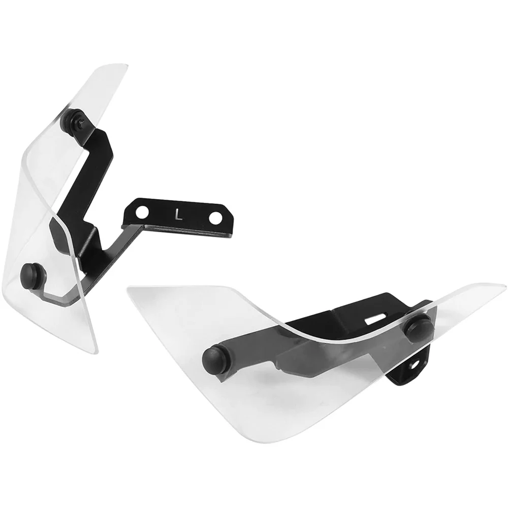 

Motorcycle Windshield Front Side Wind Deflector for Honda CRF1100L Africa Twin Adventure Sports 2020(Transparent)