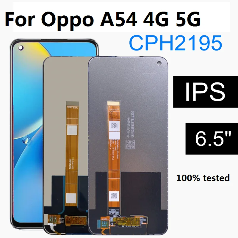 

for oppo a54 4g lcd screen with frame touch panel digitizer for oppo a54 5g cph2195 lcd