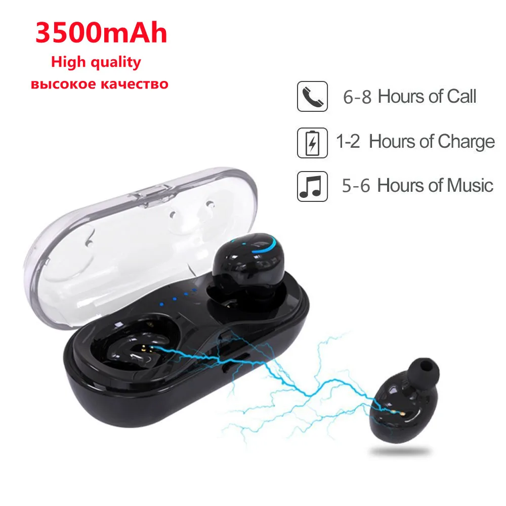 TWS-наушники HBQ с микрофоном Bluetooth 5 0 шумоподавление |