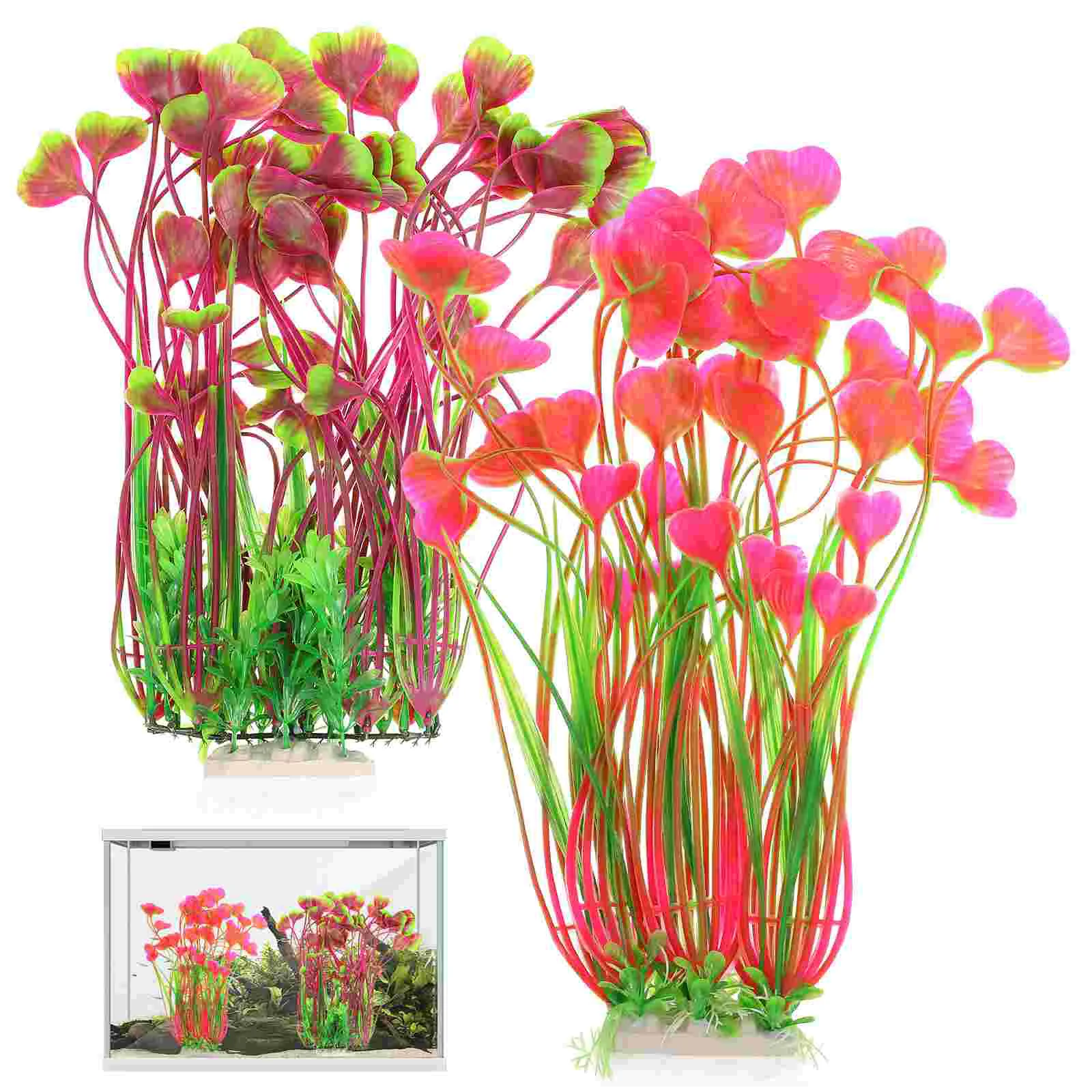 

Tank Fish Aquariumdecorations Decor Aquatic Fakeaccessories Decors Grasslandscape Prop Turtle Gallon Décor