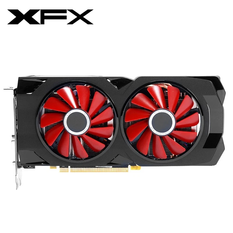 

XFX RX 570 8GB Graphics Cards GPU AMD Radeon RX570 8GB Video Screen Cards PUBG Desktop PC Computer Game Map HDMI Not Mining