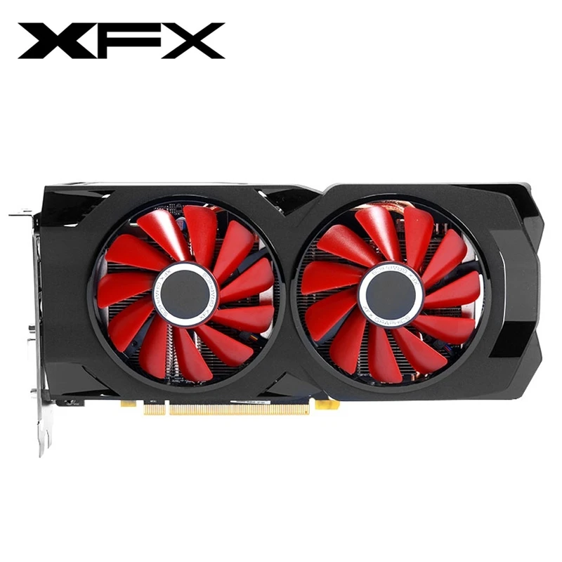 Оригинальная видеокарта XFX RX 570 8 ГБ графический процессор AMD Radeon RX570 графические