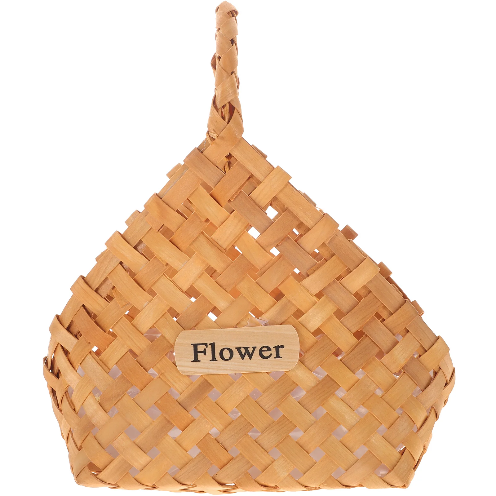 

Basket Flower Storage Woven Wedding Wicker Baskets Seagrass Rattan Portable Willow Picnic Planter Container Ceremony Pot Party