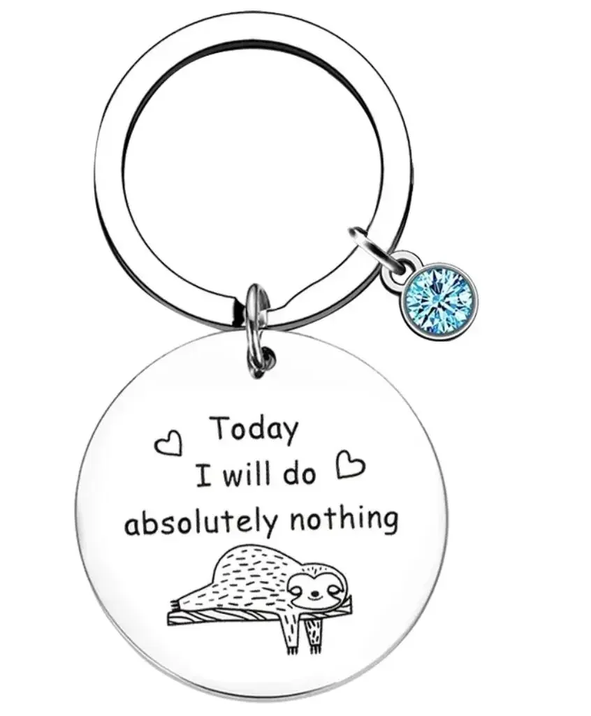 Ленивец подвесной брелок милое животное ленивец кулон ювелирные изделия подарок