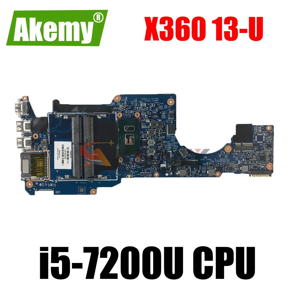 

For HP Pavilion X360 13-U M3-U Laptop motherboard With SR2ZU SR342 i5-7200u 15256-3 903837-601 903238-001 903238-601 Mainrboard
