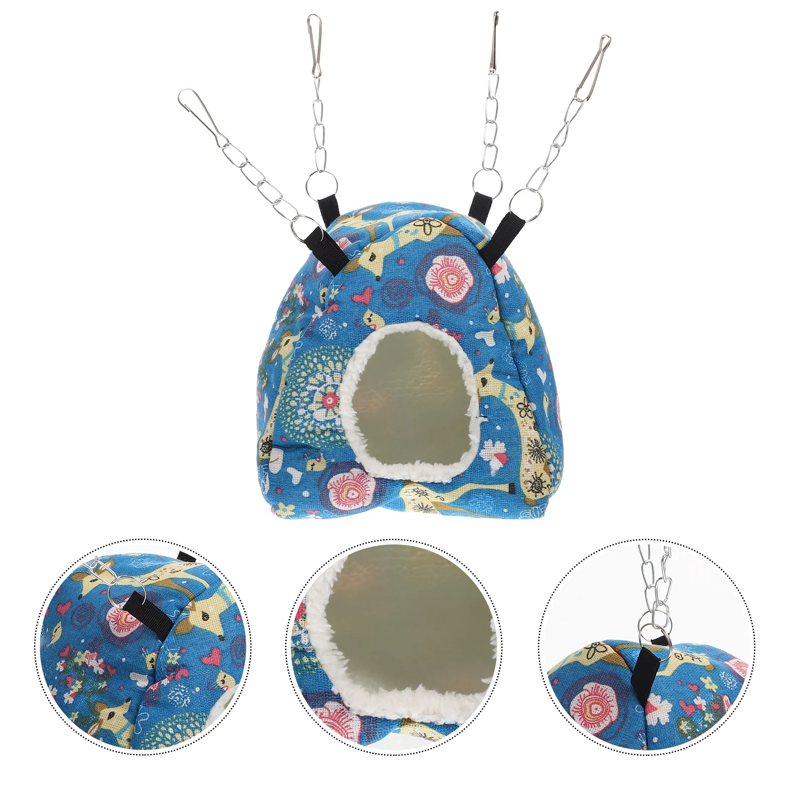 

Winter Hamster Hammock Hideout Guineasugar Gliderrat Warm Hanging Bed Sponge