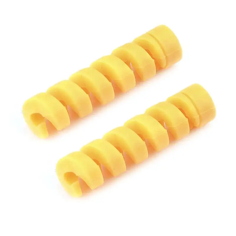 

4 Pcs Cable Protector Bobbin Winder Data Line Case Rope Protection Spring Twine for Phone USB Earphone Cover