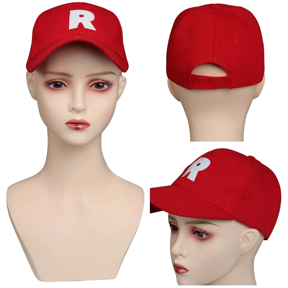 

Rockford Peaches Cosplay Baseball Hat Cap Red Color Womens Costume Props