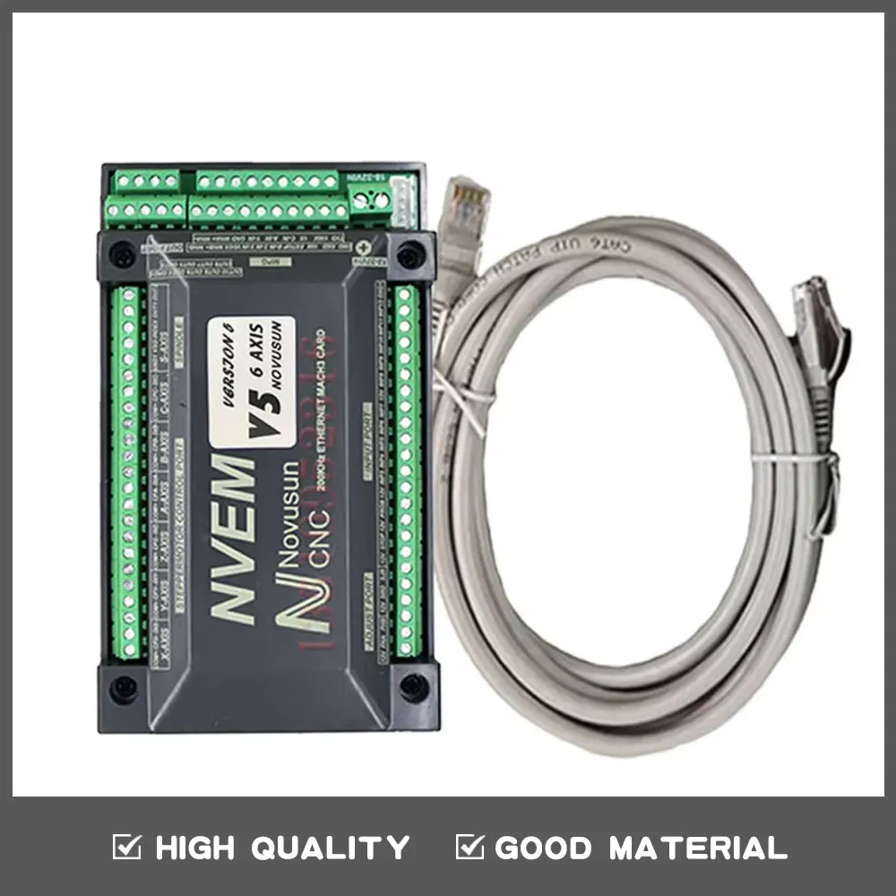 

Контроллер движения Nveve с ЧПУ, 300 кГц, обновление Nvemv5, 3 оси, 4 оси, 5 осей, 6 осей, карта управления Mach3, интерфейс Ethernet