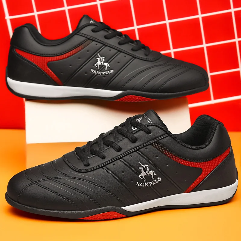 SENAGE New Men Fashion Golf Shoes Anti-Slip Outdoor Light Weight Spikless Golf Sneakers Walking Jogging Sport Casual Shoes