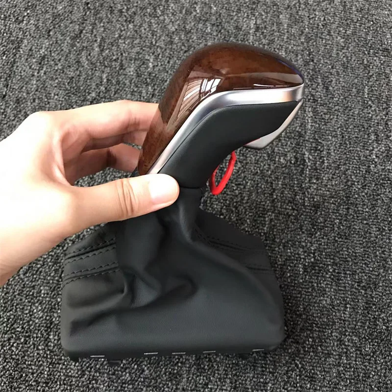 

4G1713139 для Audi A7 A6 PA STYLE C7 2016 2017 2018 черная ручка переключения передач с кожаным чехлом LHD AT Auto Trans ONLY