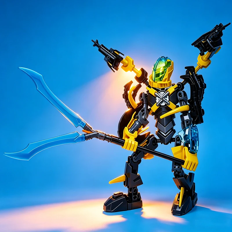 Фото НОВЫЙ Набор конструктора Hero Factory Star Bionicle Warrior: Робот-мех EVO, фигурки аниме-героев, игрушка для детей, подарок ﻿ №5
