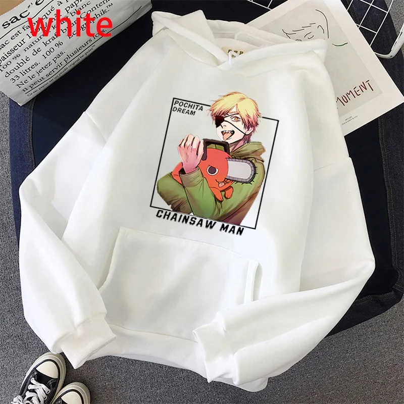 

Japan Popular Manga Cool S-Stihls C-Chainsaw Man Hoodie Men Black All-match Streetwear Long Sleeve Women Personal