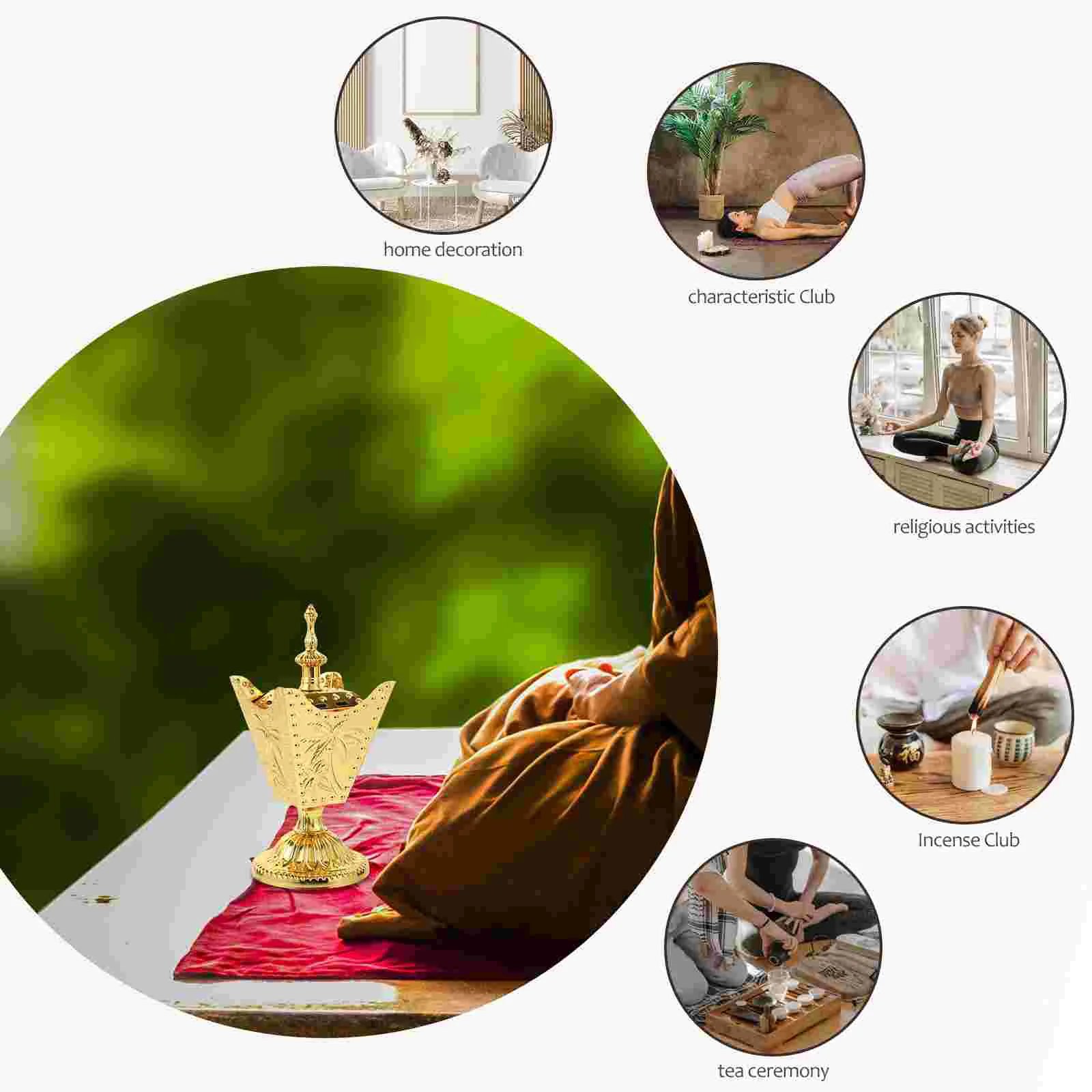 Подключаемые нагреватели для курильниц дома ретро-курильницы ароматическая