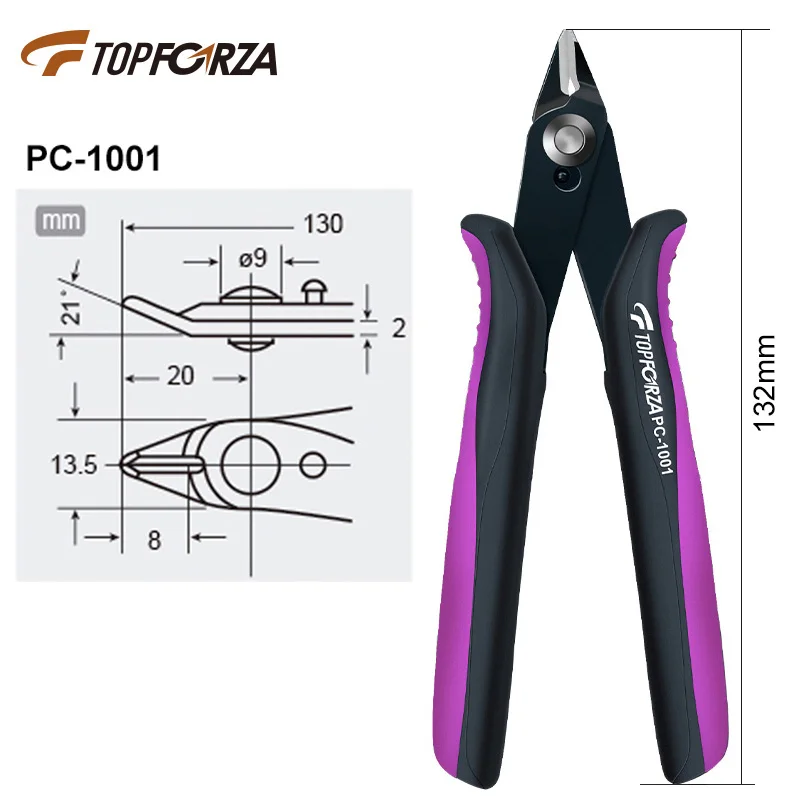 

Точные диагональные плоскогубцы, стандартные стальные электрические кусачки для проводов, обрезки кабелей, электронные кусачки для ремонта, боковые ножницы