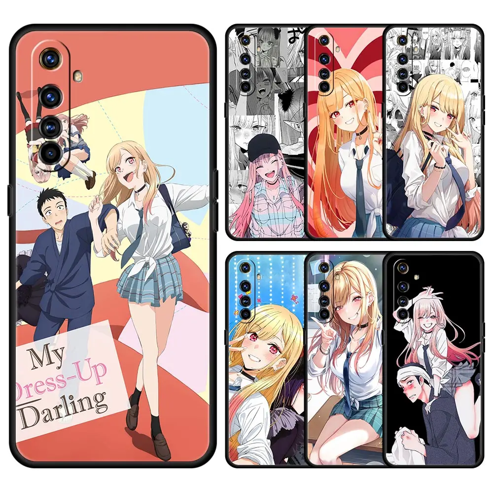 

Чехол с рисунком из аниме «Мой наряд», дорогой для Realme 9, мягкий чехол для Realme 9, 8, 7, 6, GT2 Pro Plus, чехол для телефона s 5G 8i, 9i, C3, C21, C11, C25, чехол