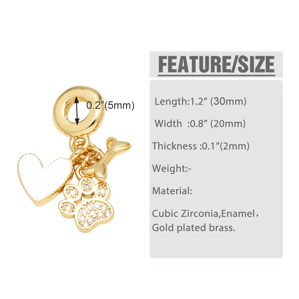 OCESRIO Модные Разноцветные эмалевые сердца для ожерелий медные позолоченные