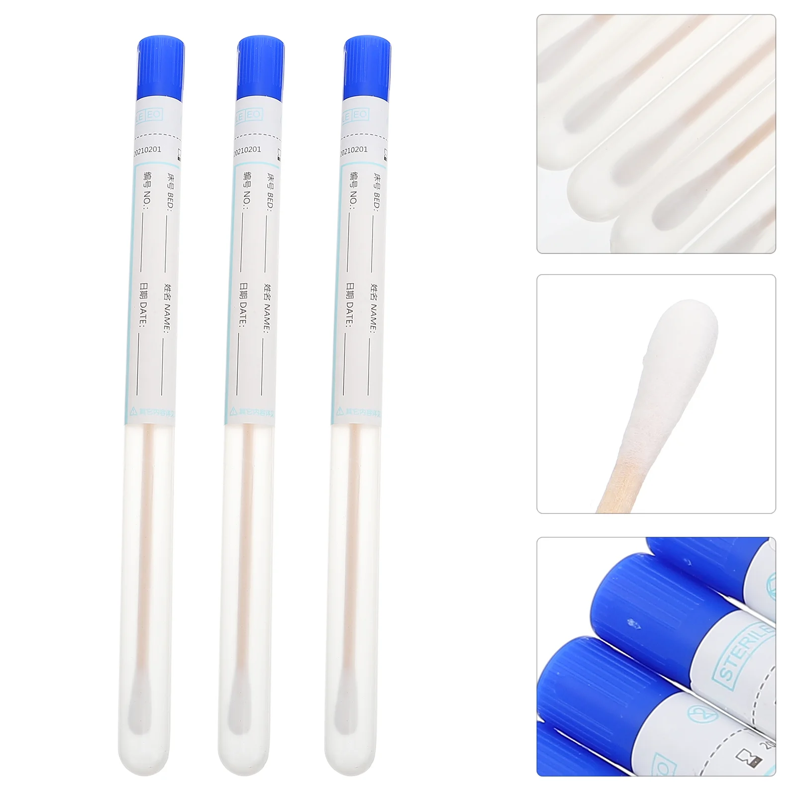 

Swabs Specimenoral Cotton Collection Nasal Cleaning Care Applicator Tipped Disposable Sampling Sterile Detection Use Swab Single