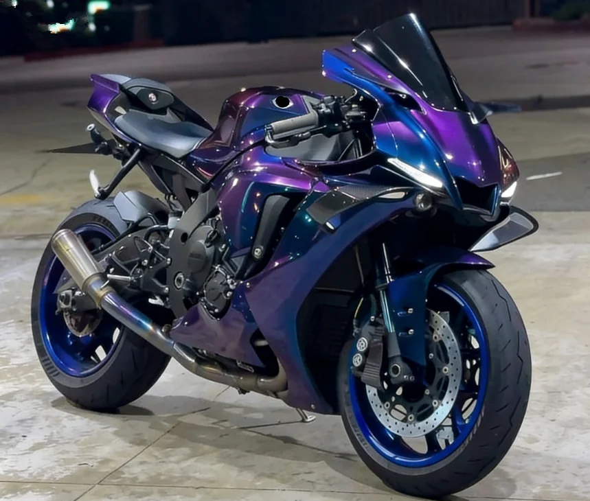 Фото Подходит для мотоциклов Yamaha R1 2020-2025 годов, полный комплект обвеса, аксессуары, многоцветные варианты, возможна индивидуальная настройка. №1