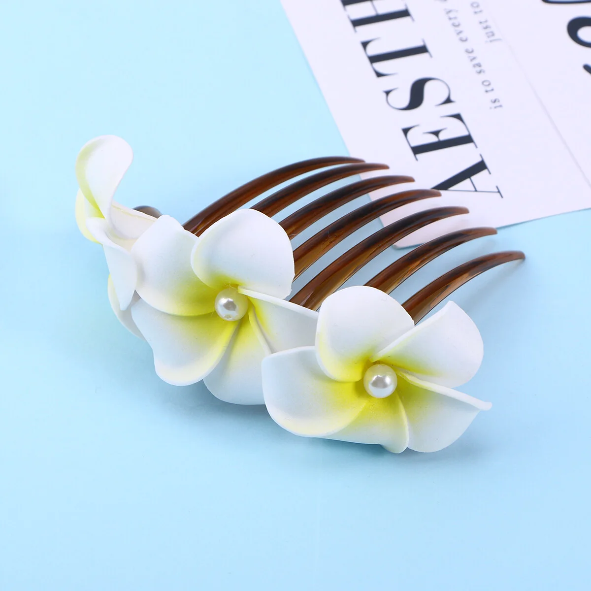 

Pearl Flower Pearl Hair Accessories Women Hairpin Bride Insert Comb Wedding Clip Headpiece