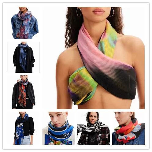 Цветной пляжный шарф-полотенце |