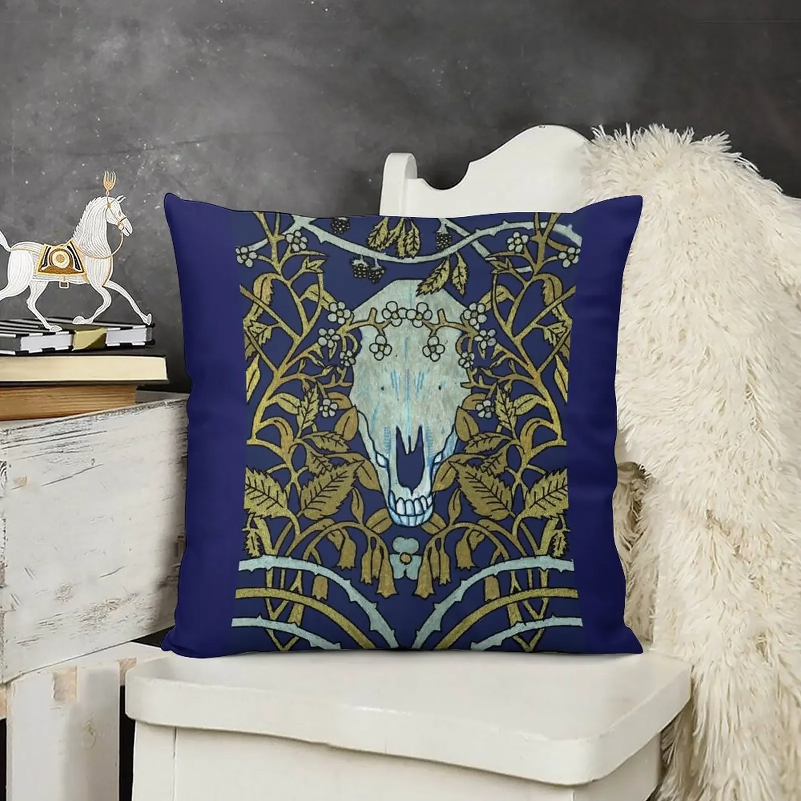 Art Nouveau Mari Lwyd Book Cover Design Декоративная подушка Набор чехлов для подушек сна