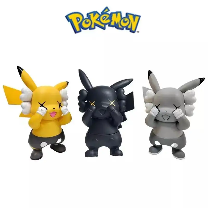 

10/14cm Pokemon Pvc Anime Figure Kawaii Pikachu Room Decor Children Toys Trendy Collection Doll Model Children's Toy Gift