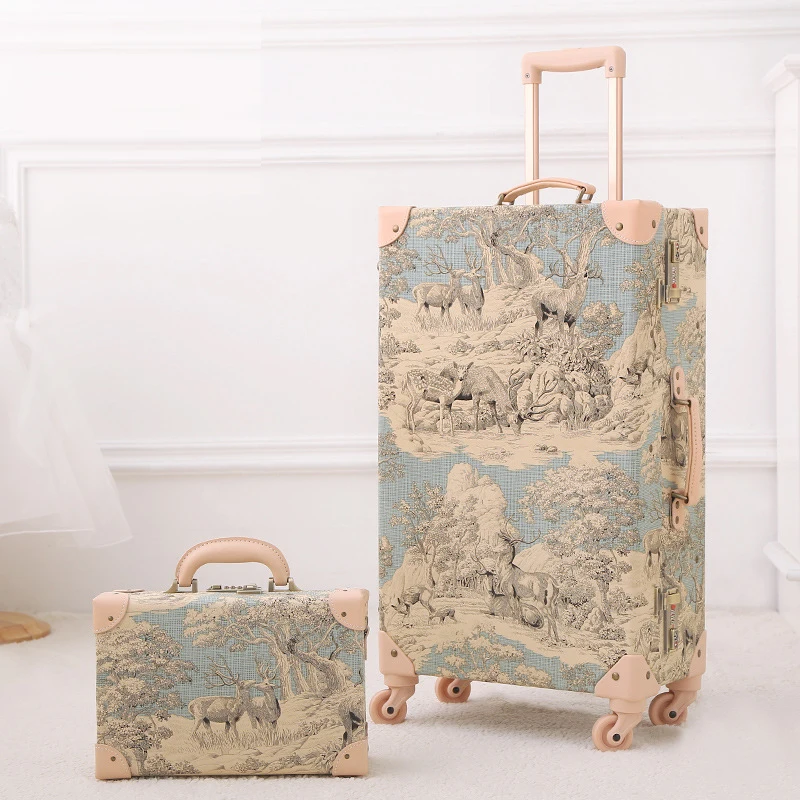 New fashion cartoon 13-inch password travel trolley case with universal wheels for children’s cabin luggage