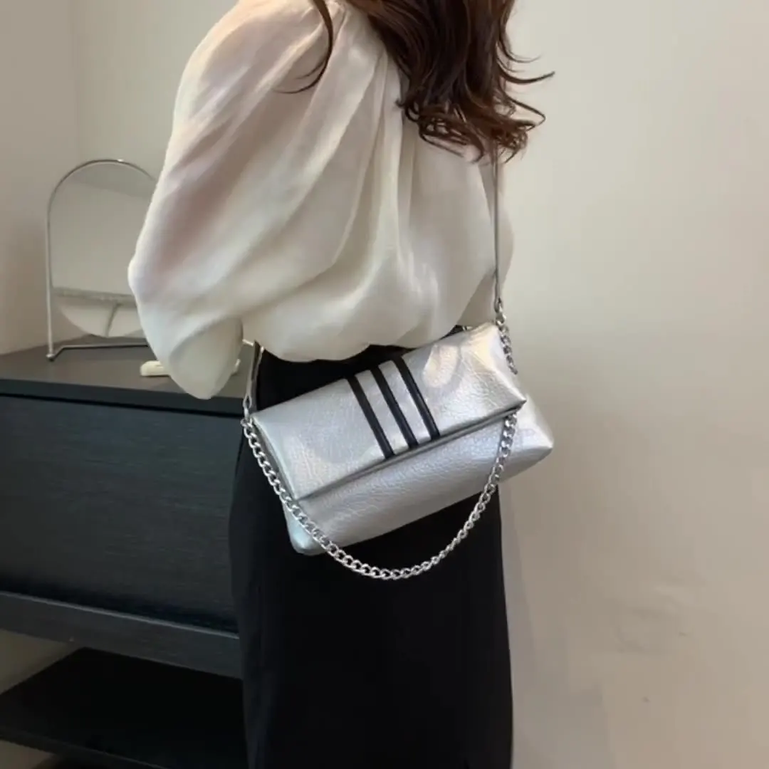 

Cross-border explosive 2023 new high-grade texture bag female fashion chain underarm bag with a single shoulder crossbody bag ba