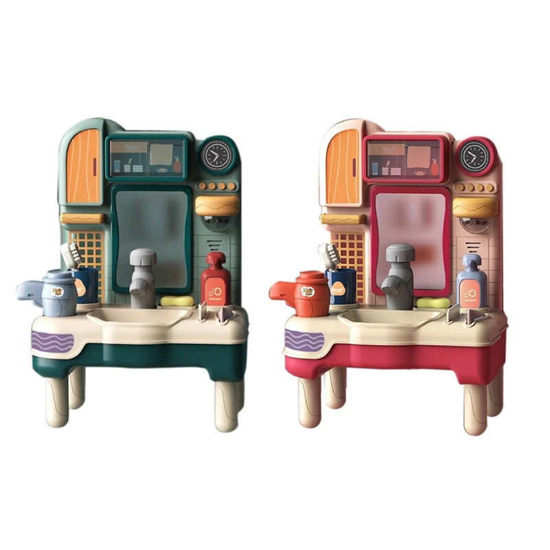 

Children Pretend Play Washing Table Press Water with Sound Light Toys