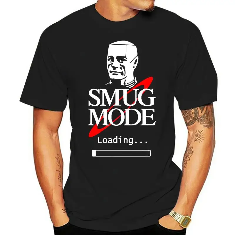 Smug Mode Kryten Red Dwarf Sci Fi Tv Show T Shirt Smeg Head Black Ship Fast Full-Figured Tee