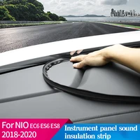 instrument panel sound insulation strip for nio es6 ec6 es8 2018 2020 silicone soundproofing interior decorative accessories