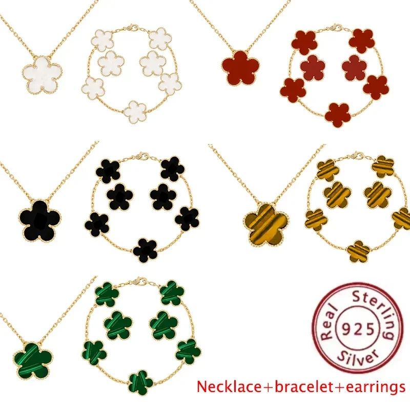 Серебряный Комплект Украшений Для Женщин С Классическим Дизайном Логотипа Lucky