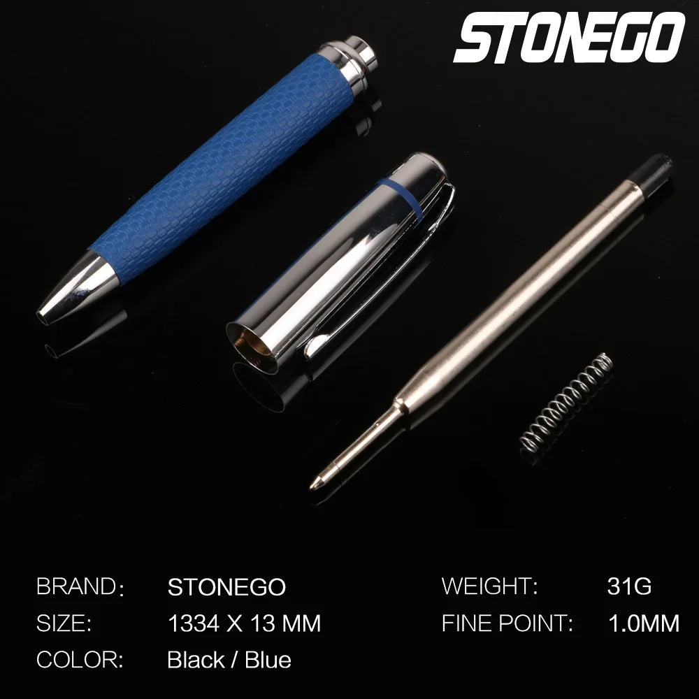 Элегантная Ручка-роллер Stonego Изготовленная Из Искусственной Кожи Гладкая