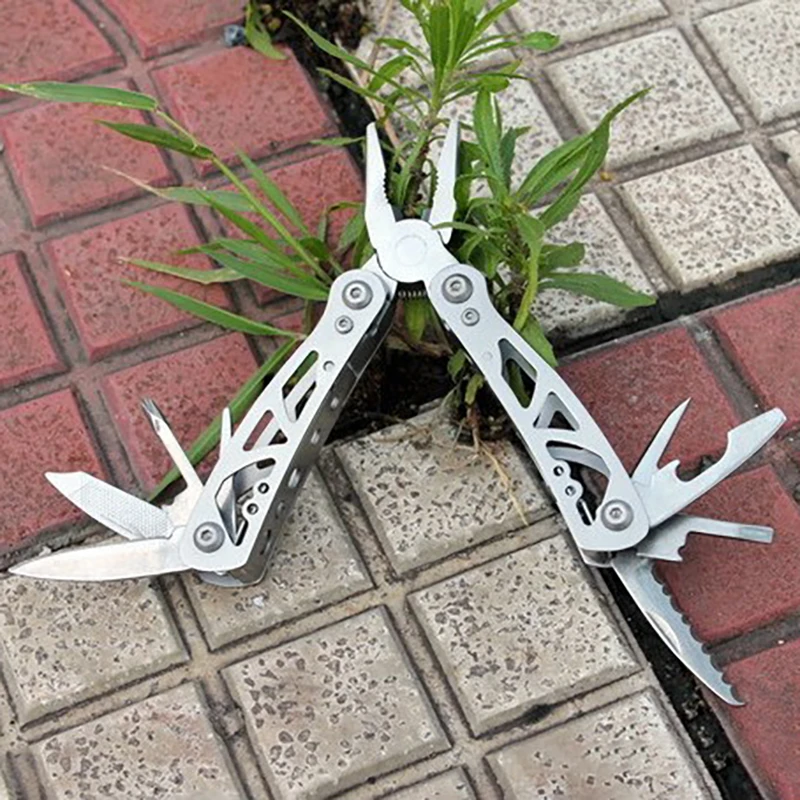 

Multifunction Stainless Steel Multi-tool Pocket Knife Pliers Folding Pliers Mini Portable Fold Outdoor Multipurpose Repair Tool