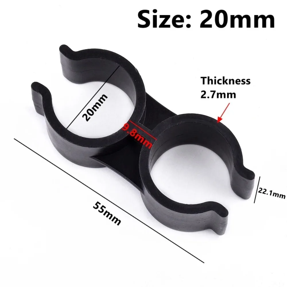 

ПВХ зажимы для труб 20/25 мм, 6 шт.