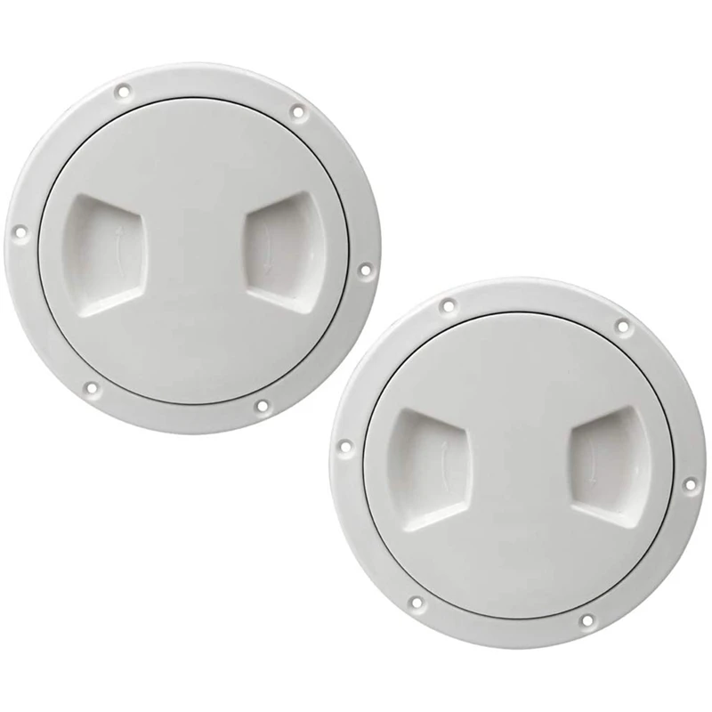 2 Pcs Marine RV 5 Inch Access Hatch Cover Twist Out Deck Plate Round Non-Slip Hatch-Removable Waterproof Sealing | Автомобили и