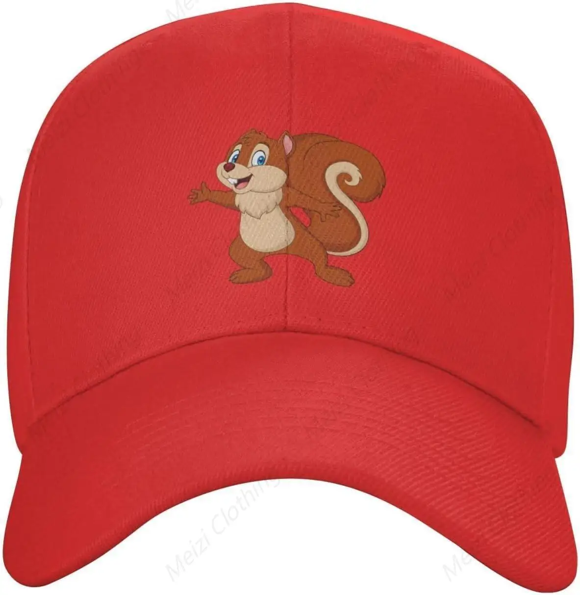 Красивая шляпа с принтом белки и утиным языком бейсбольная кепка для спорта на