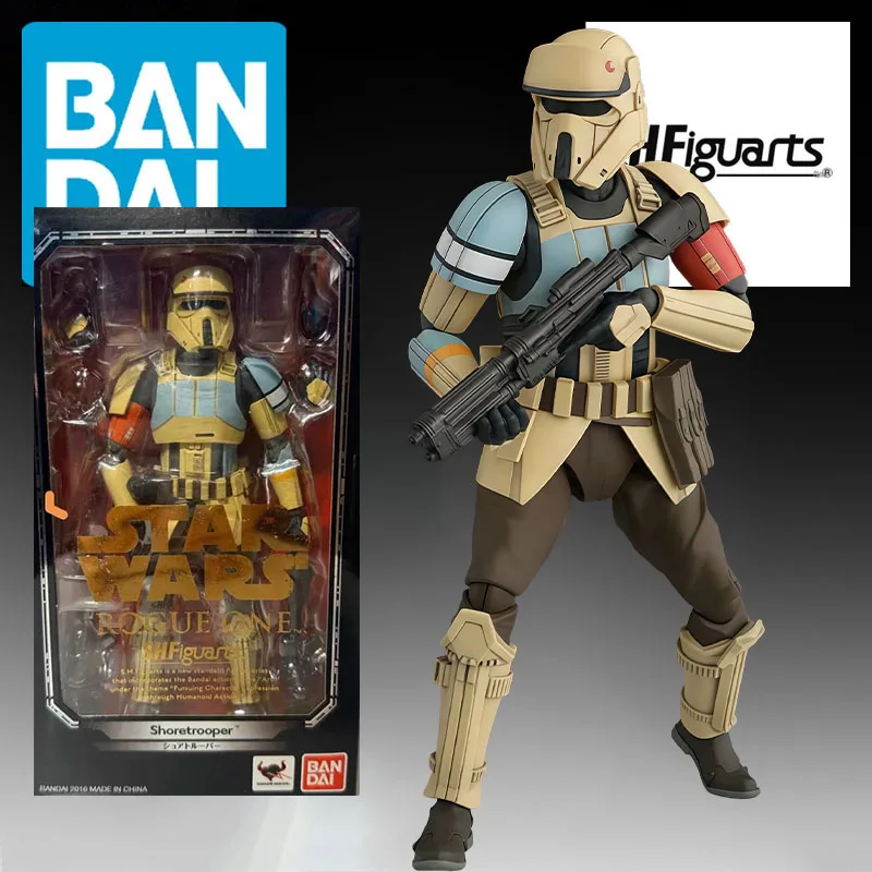 Фото BANDAI S.H.Figuarts Шоретрупер Штурмовик Командир боевого танка Коллекционные подвижные фигурки-модели игрушек №4
