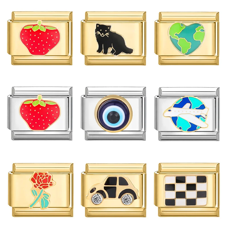 Youvelst очаровательный браслет в стиле ретро красочный цветок Бабочка итальянские