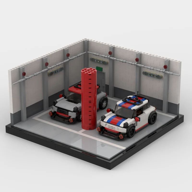 

Строительные блоки Moc-96211 Speed серии чемпионов для парковочных мест, креативные игрушки для гаража для мальчиков, подарки