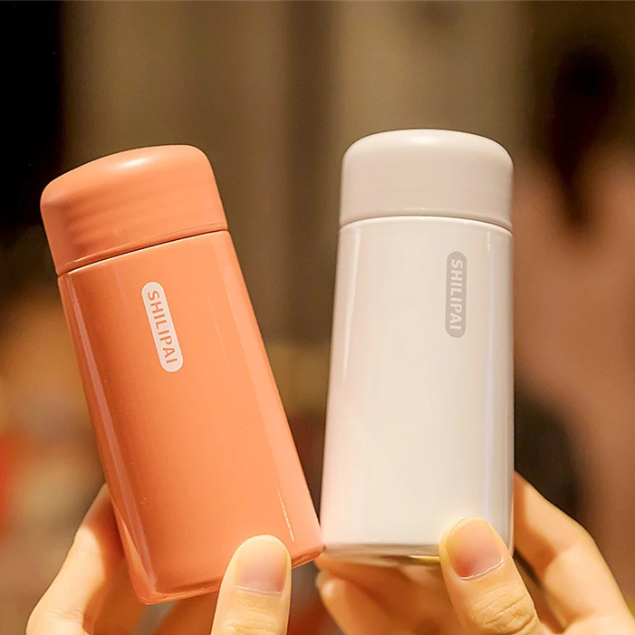 

150ml Pocket Thermos Cup 304 Stainless Steel Leak-proof Vacuum Insulation Cup Tea Coffee Thermoses Water Bottle Birthday Gift