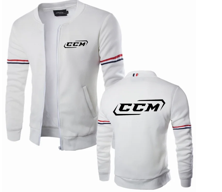 

Jacket Men Anime for CCM Car Logo Print Casual HipHop Harajuku Gradient High Quality Cotton Men's baseball jacket Sweatshirt