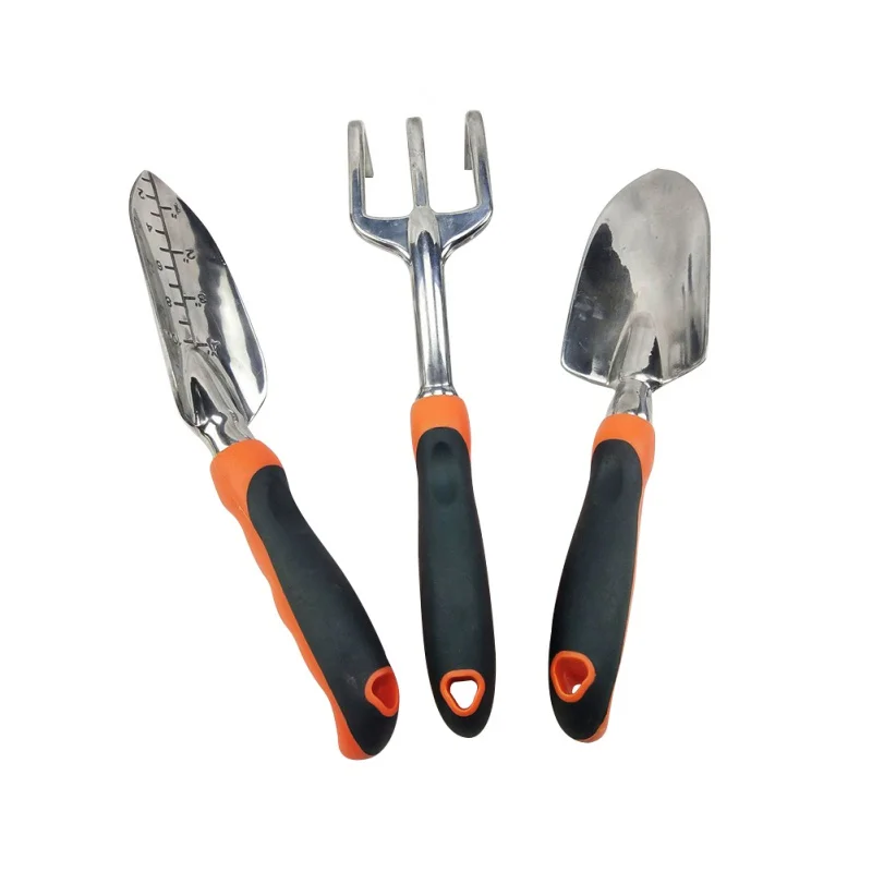 

3pcs Garden Tool Set Hand Shovels Bayard Transplant Trowel DIY Aluminium Alloy Shovel Scale Three Rake Garden Tools