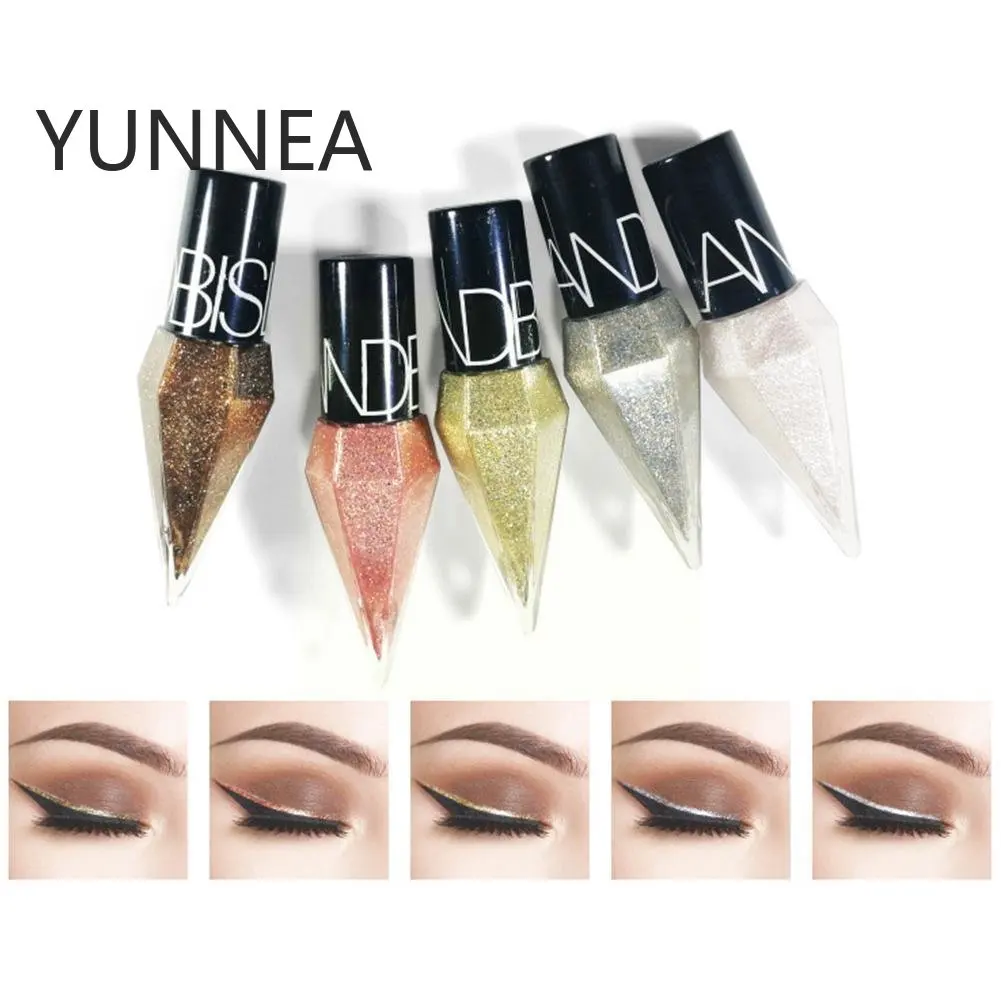 Eye Shadow Pearlescent Diamond Eye Shadow Liquid 5-color Sequins MakeUp Smooth Mini Fine Brush Eyeliner Shine And Head 2 Eye Shadow Pearlescent Diamond Eye Shadow Liquid 5-color Sequins MakeUp Smooth Mini Fine Brush Eyeliner Shine And Head 2