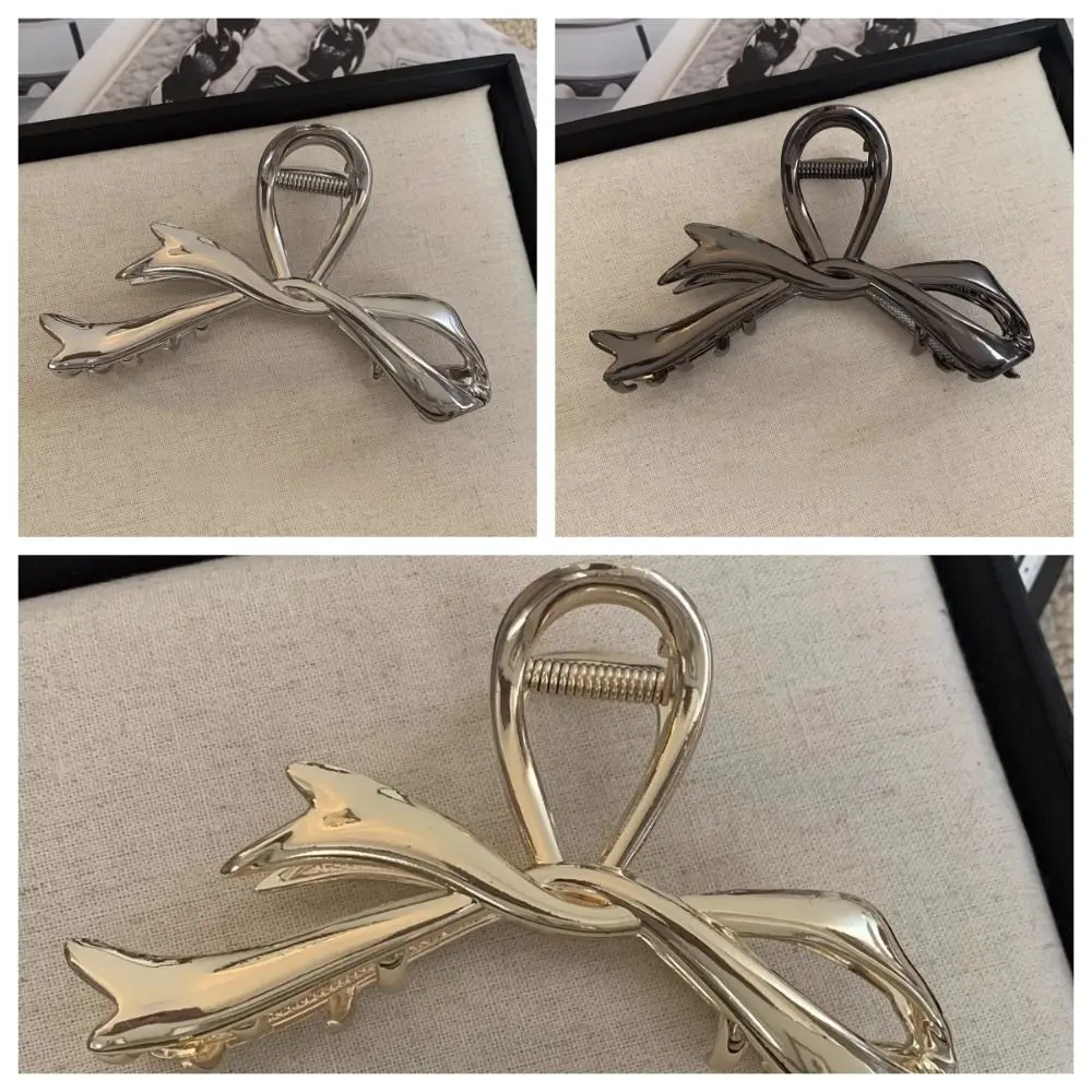 Модная металлическая лента заколка для волос в виде акулы Креативные аксессуары